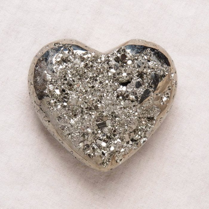Natural Pyrite Heart - AAA Premium Quality - Image 8