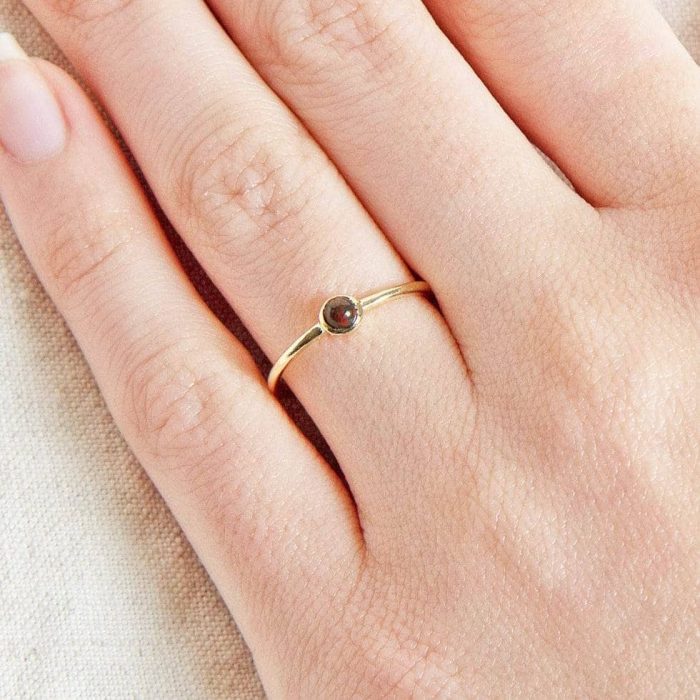 Bloodstone Silver or Gold Ring - Image 6