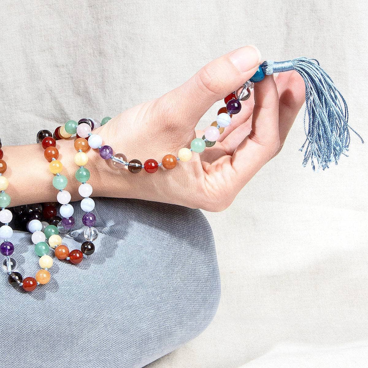chakramalahand Chakra Psychic Mala - High-Energy Gemstones - Image 2