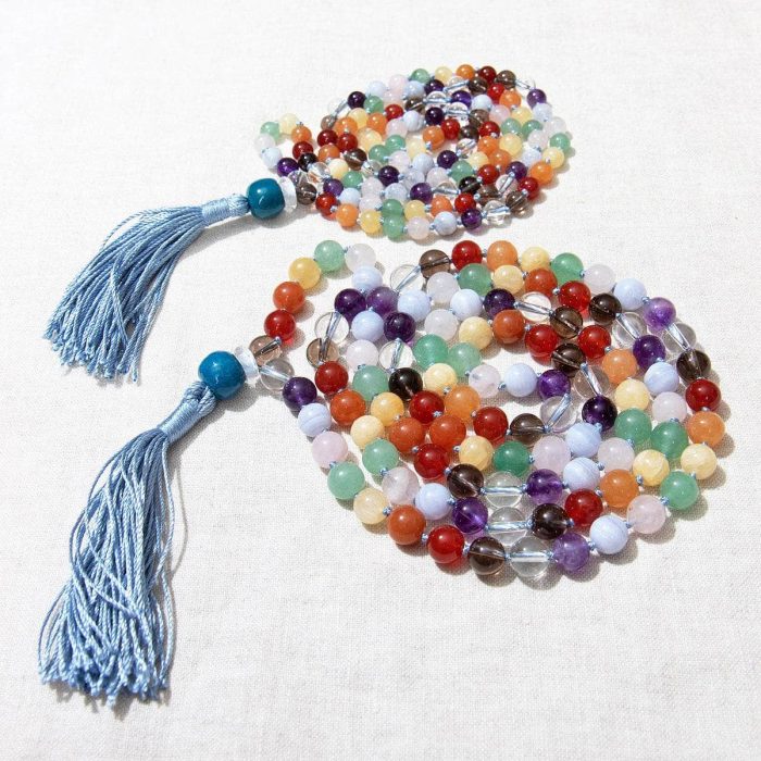 Chakra Psychic Mala - High-Energy Gemstones - Image 1