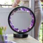 I Am At Peace - Spiritual Protection Amethyst Lamp - Image 6
