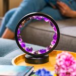 I Am At Peace - Spiritual Protection Amethyst Lamp - Image 2