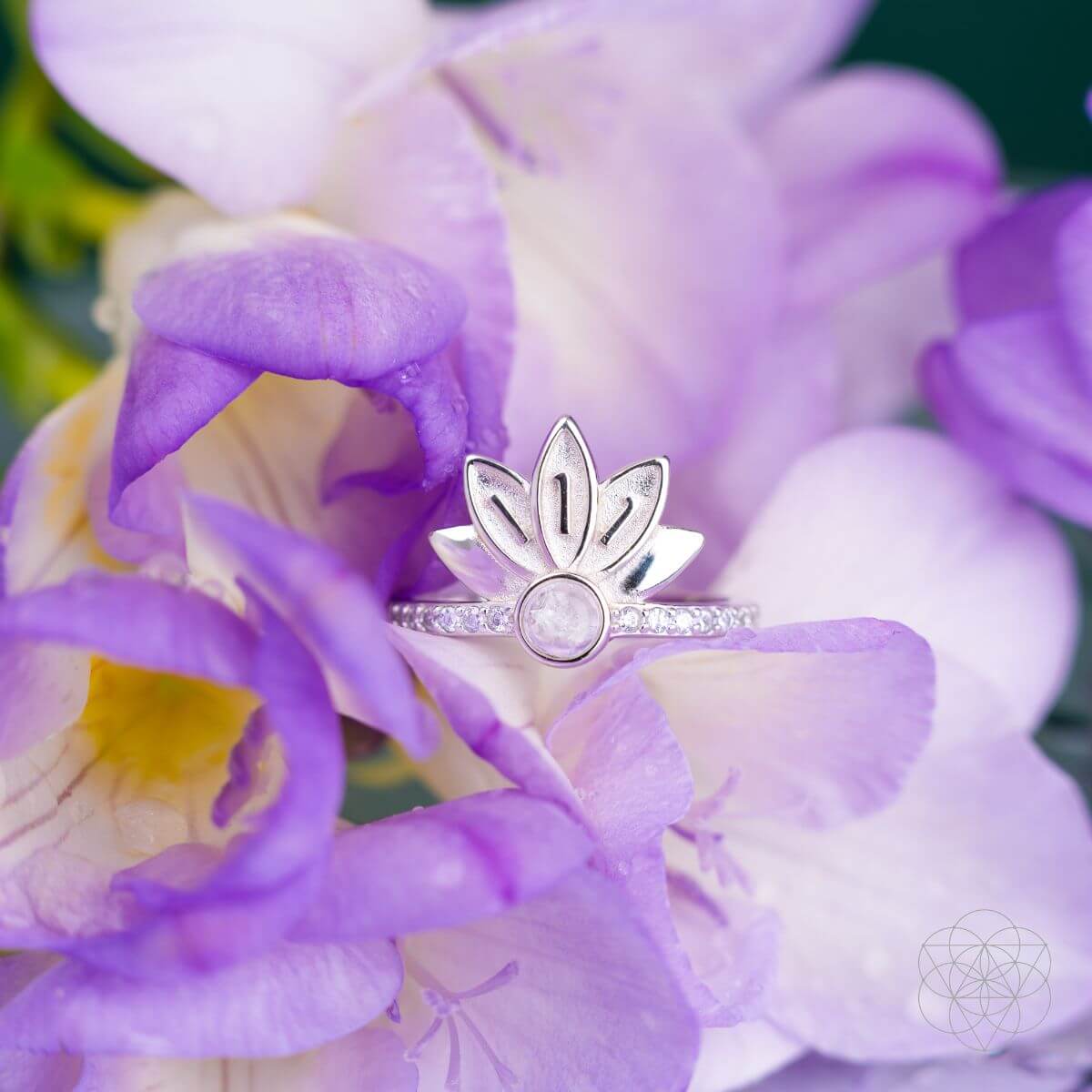 i-am-divinely-guided-111-angel-number-silver-lotus-ring-2759072 I Am Divinely Guided: 111 Angel Number Silver Lotus Ring - Image 6