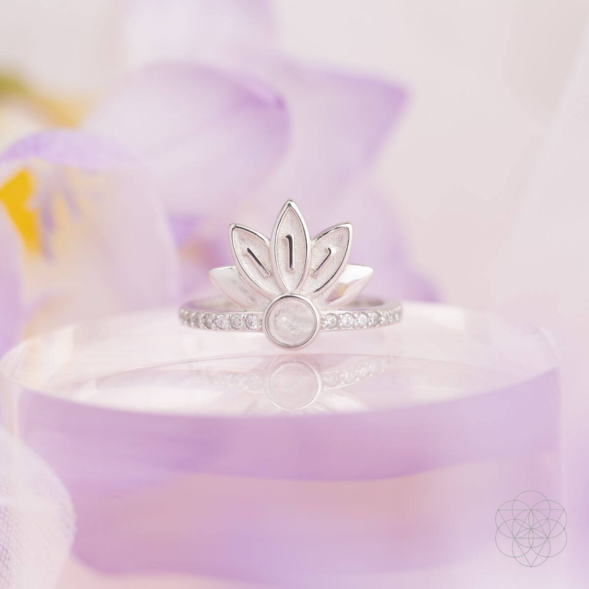 i-am-divinely-guided-111-angel-number-silver-lotus-ring-4378567 I Am Divinely Guided: 111 Angel Number Silver Lotus Ring - Image 8