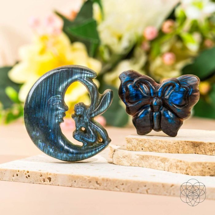 I Am Reborn - Labradorite Carving of Transformation - Image 7