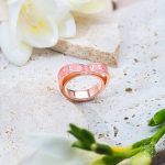 I Love My Life - Heart Awakening Pink Opal Ring - Image 5