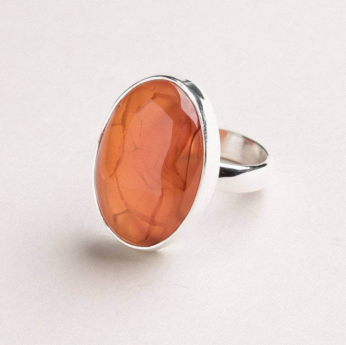 sivana-carnelian-gemstone-ring-32483348512951 Carnelian Gemstone Ring- Size 7 - Image 2