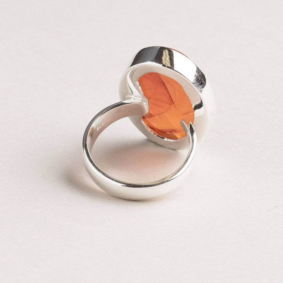 sivana-carnelian-gemstone-ring-32483348578487 Carnelian Gemstone Ring- Size 7 - Image 3