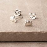 Lotus Stud Earrings - Image 4