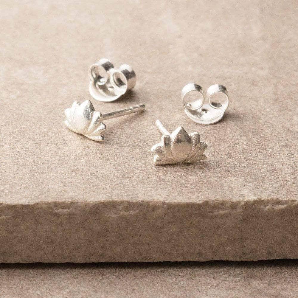 sivana-lotus-stud-earrings-30205569597623 Lotus Stud Earrings - Image 4