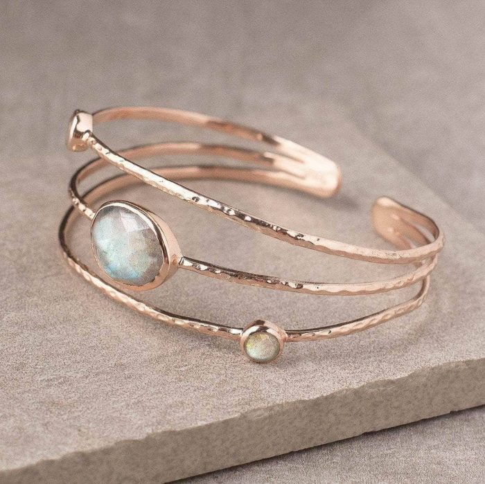 Labradorite Gold or Silver Bracelet - Image 9