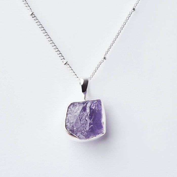 Amethyst Raw Crystal Necklace - Image 5