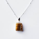 Tiger Eye Raw Crystal Necklace - Image 3