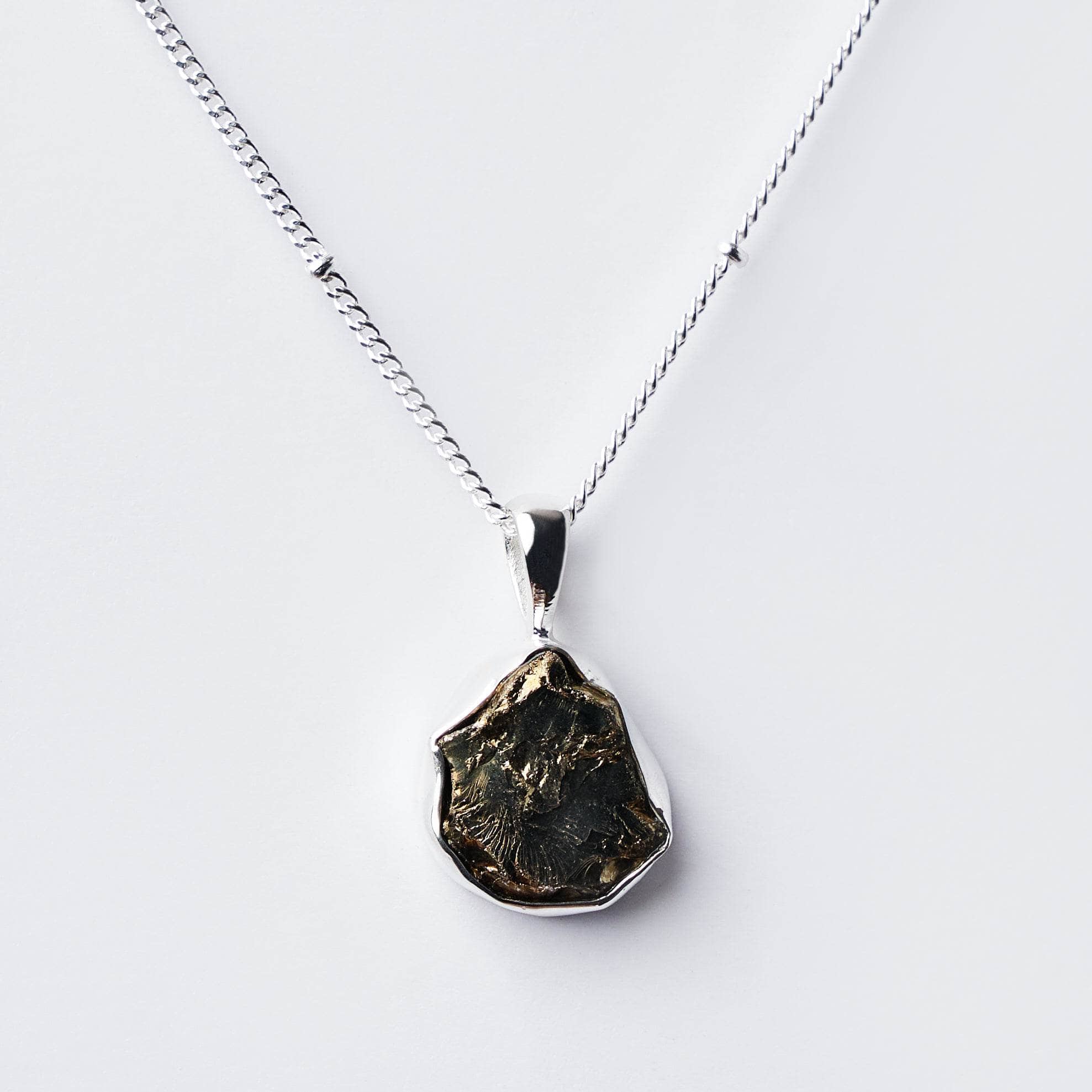 tinyrituals2207 Pyrite Raw Crystal Necklace - Image 4