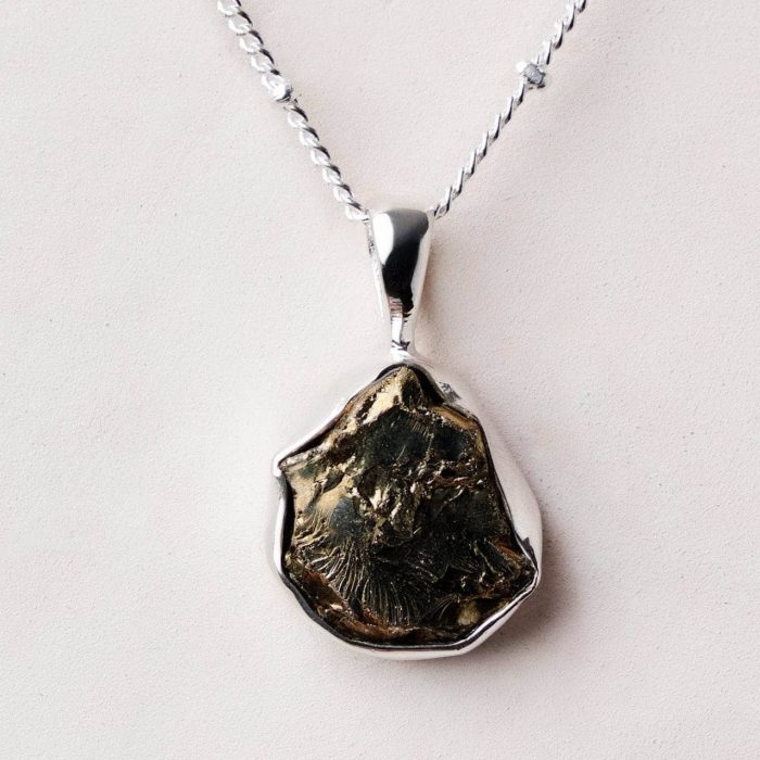 Pyrite Raw Crystal Necklace - Image 5