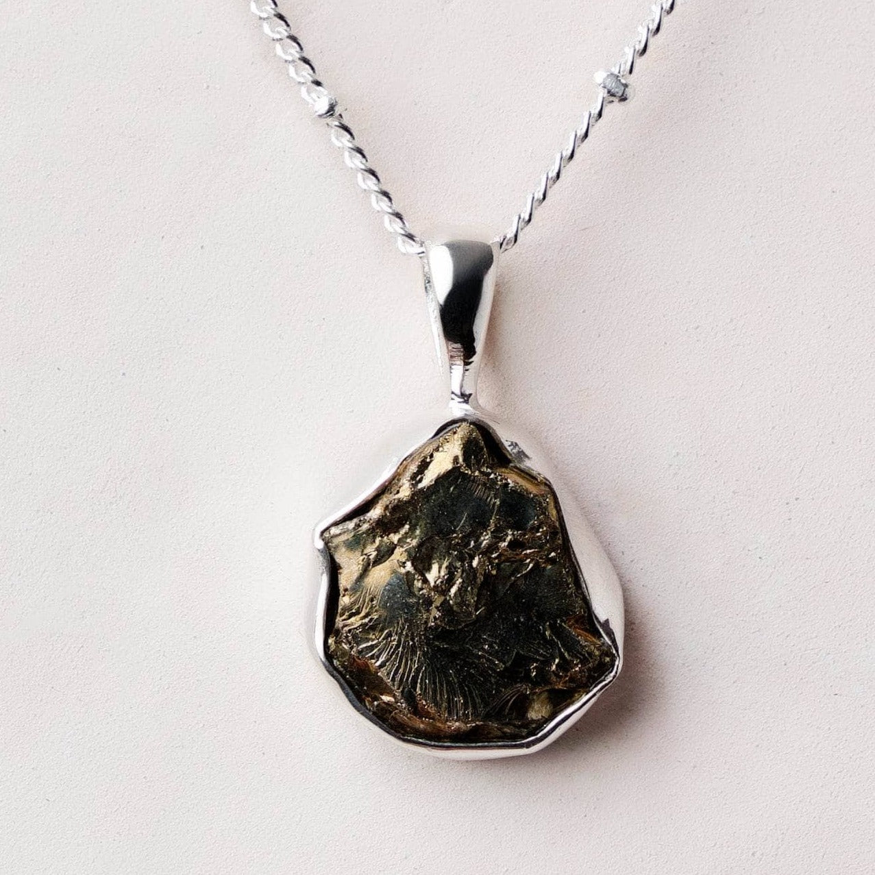tinyrituals2211 Pyrite Raw Crystal Necklace - Image 5