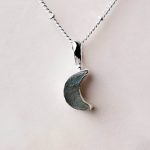 Crescent Moon Raw Gemstone Necklace - Image 13