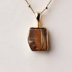 Tiger Eye Raw Crystal Necklace - Image 2