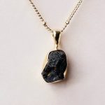 Black Tourmaline Raw Crystal Necklace - Image 3