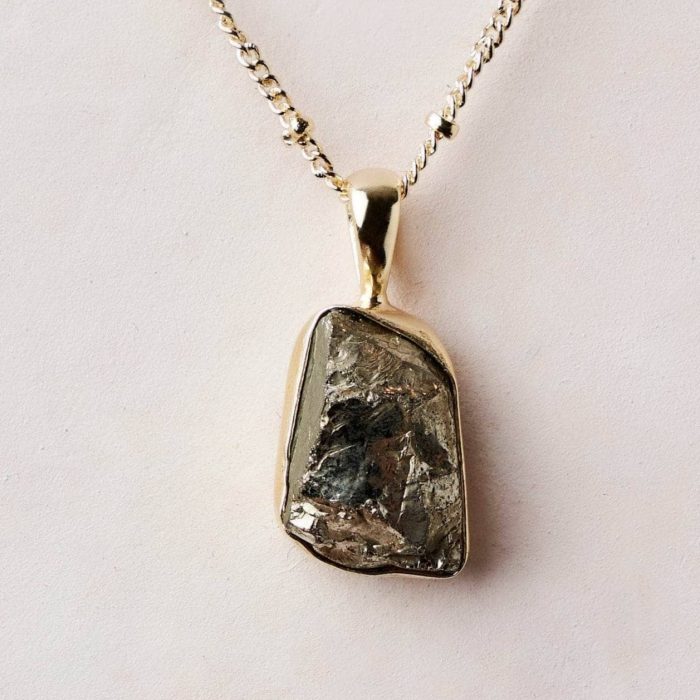 Pyrite Raw Crystal Necklace - Image 3