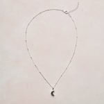 Crescent Moon Raw Gemstone Necklace - Image 15