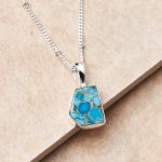 Real Turquoise Raw Crystal Necklace - Image 5