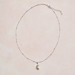 Crescent Moon Raw Gemstone Necklace - Image 11