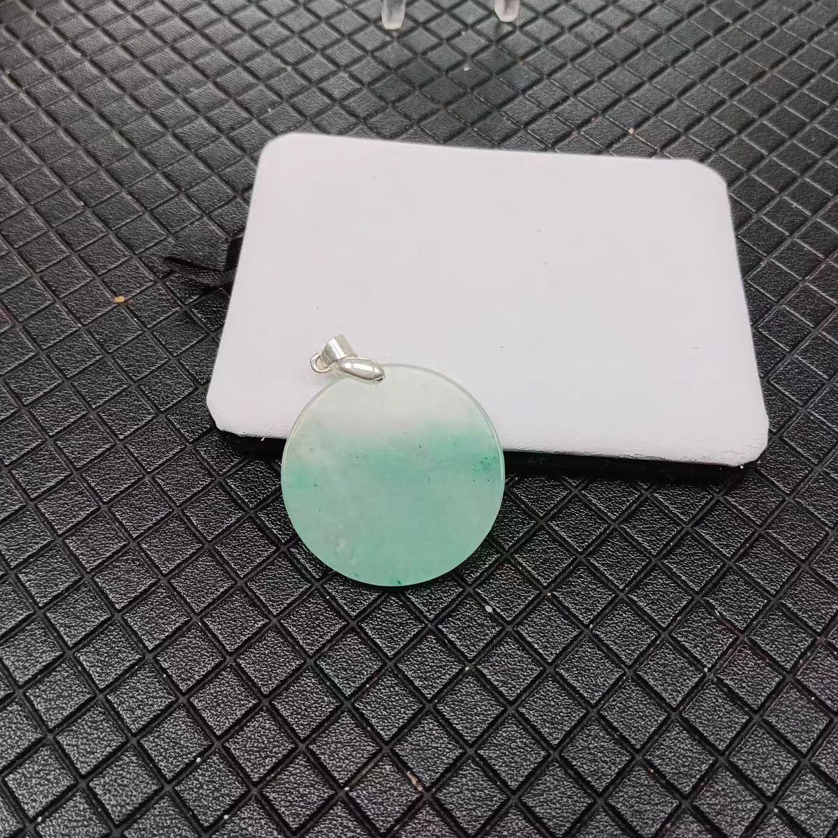 fcsc-013 Jadeite Wu Shi Pai Pendant - Image 5