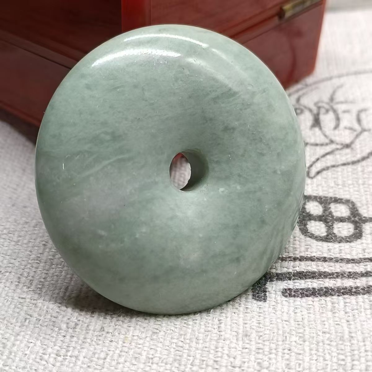 fcsc-034 Jade Peace Buckle Pendant - Image 6
