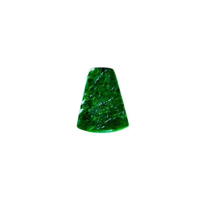 Certified Imperial Jade Landscape Pendant Necklace - Image 1