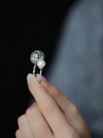 Fragrant Sachet Ring – Sterling Silver Hollow Ball with Herbal Aromatic Core