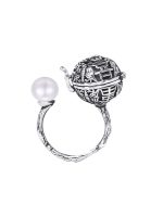 Fragrant Sachet Ring – Sterling Silver Hollow Ball with Herbal Aromatic Core - Image 4