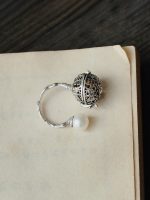 Fragrant Sachet Ring – Sterling Silver Hollow Ball with Herbal Aromatic Core - Image 3