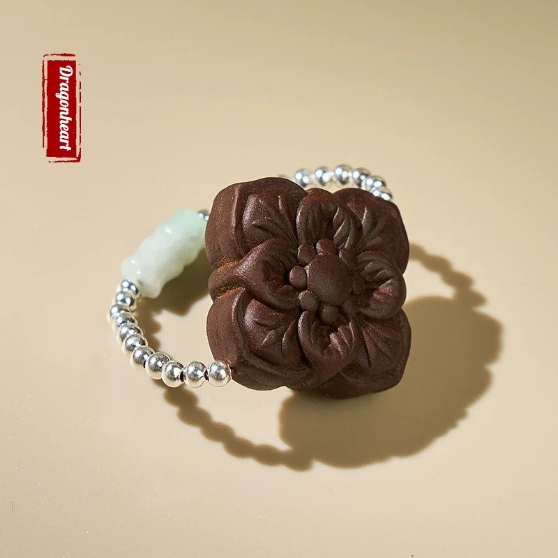 9331aab9eae5262d0772b2400f842929 Orchid Ambergris Flower Ring – Chinese Herbal Aromatherapy Jewelry - Image 1