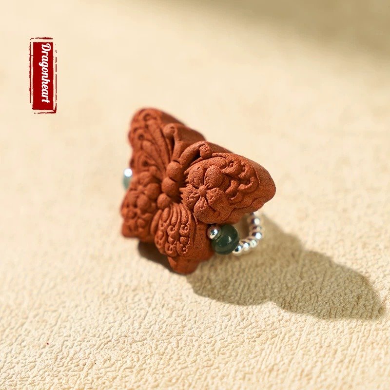 a9de4b876ca6a59f222d7ebca6f78ce7-1 Red Musk Butterfly Ring – Chinese Medicine Scented Herbal Jewelry - Image 1