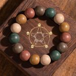 Incense Beads Bracelet – Ancient Five Elements Ambergris Buddhist Wrist Mala - Image 2
