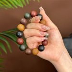 Incense Beads Bracelet – Ancient Five Elements Ambergris Buddhist Wrist Mala - Image 3