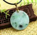 Jadeite Wu Shi Pai Pendant