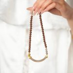 Half-Life Violet Bead Bracelet – “Fragrance Beneath the Pear Blossom Canopy - Image 6