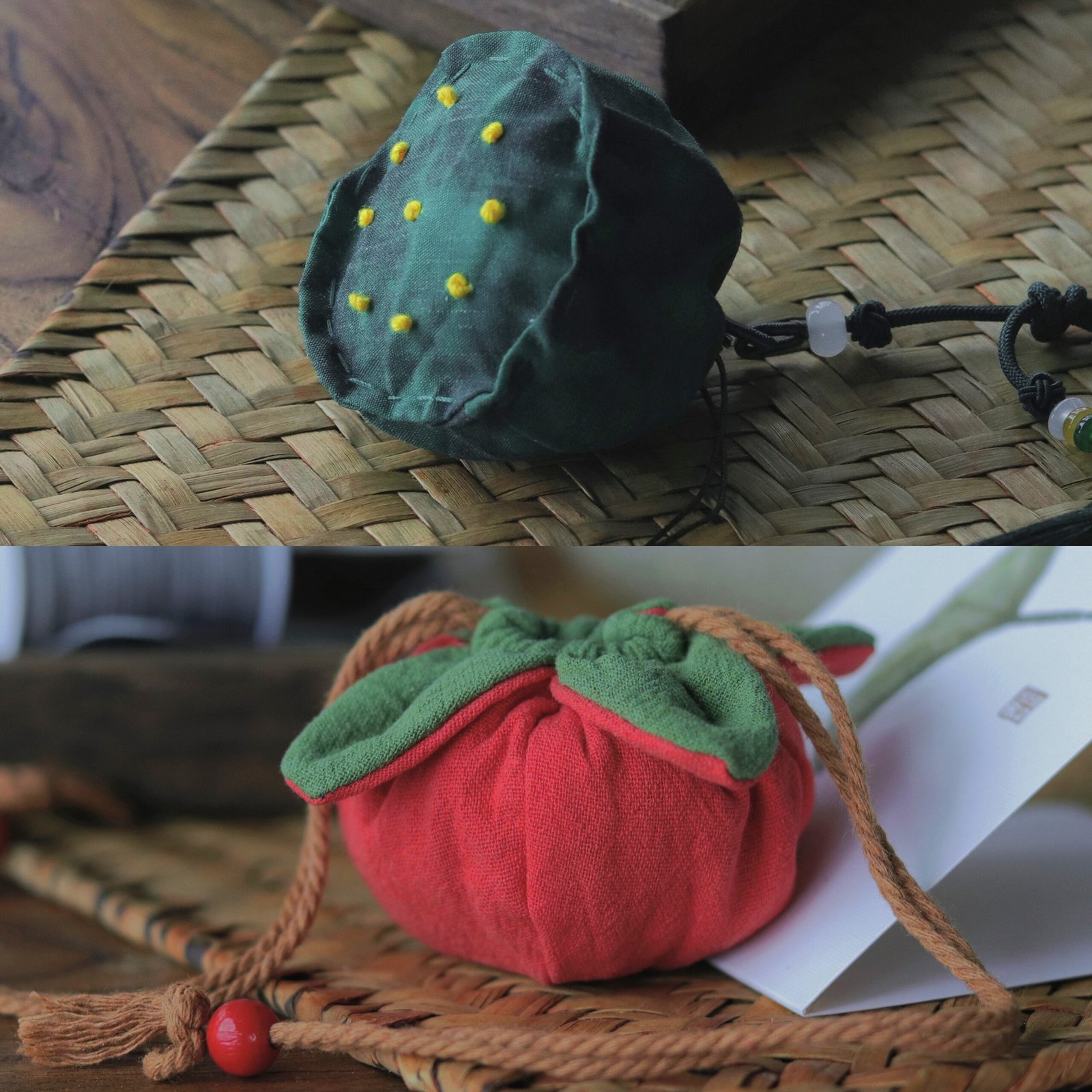 主图_001-scaled-1 Handmade Dragon Boat Festival Herbal Sachet | Traditional Chinese Fragrance Pouch | Natural Insect Repellent - Image 1