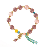 Peach Blossom Incense Beads Bracelet - Image 5