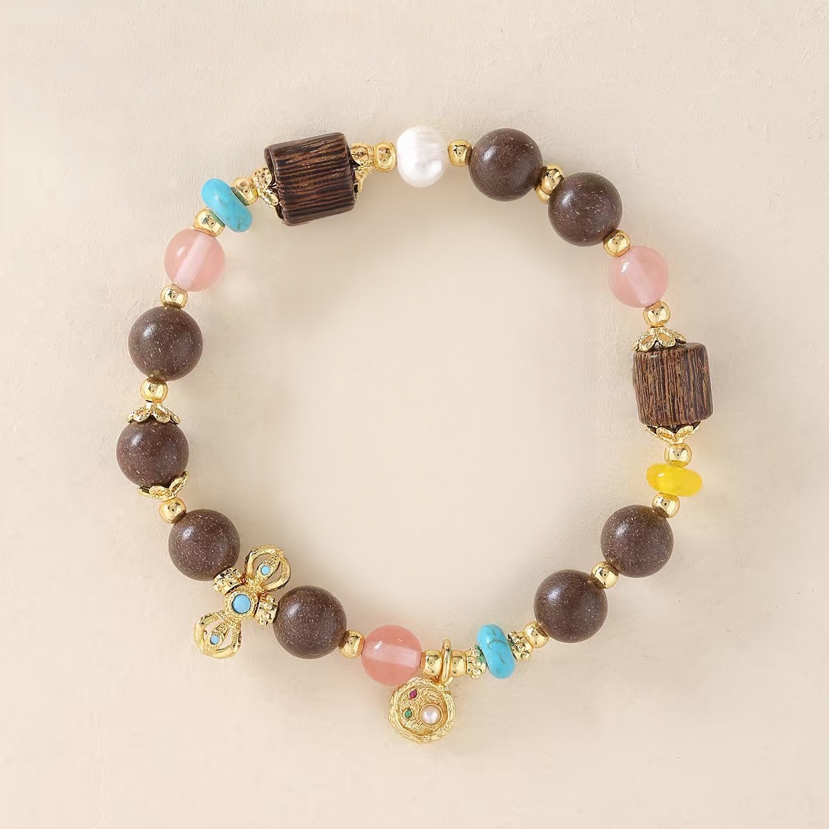 sc-0122 Jasmine Oolong Incense Beads Bracelet - Image 1
