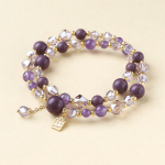 Amethyst Incense Beads Bracelet - Image 2