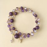 Amethyst Incense Beads Bracelet