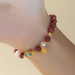 Chinese Style Incense Beads Bracelet - Image 4