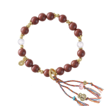 Vermilion Incense Beads Bracelet - Image 5