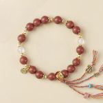 Vermilion Incense Beads Bracelet