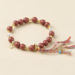 Vermilion Incense Beads Bracelet - Image 6