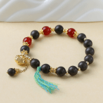 Ruyi Lock Incense Beads Bracelet - Image 2