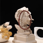 Red Musk Incense Beads Bracelet - Image 2